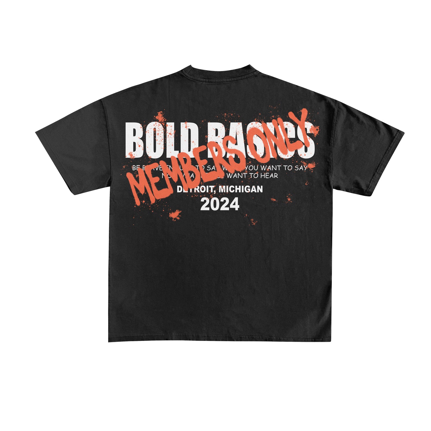Members-Only Statement Tee (Black)