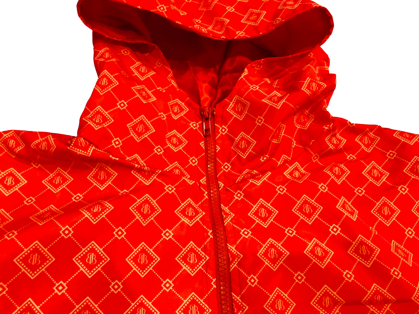 Cherry Gridlock Windbreaker
