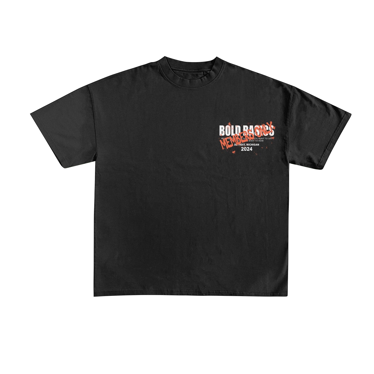 Members-Only Statement Tee (Black)